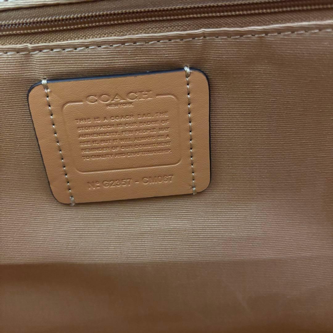 【みー】極美品✨COACH　ショルダーバッグ　スミス　トート 2way