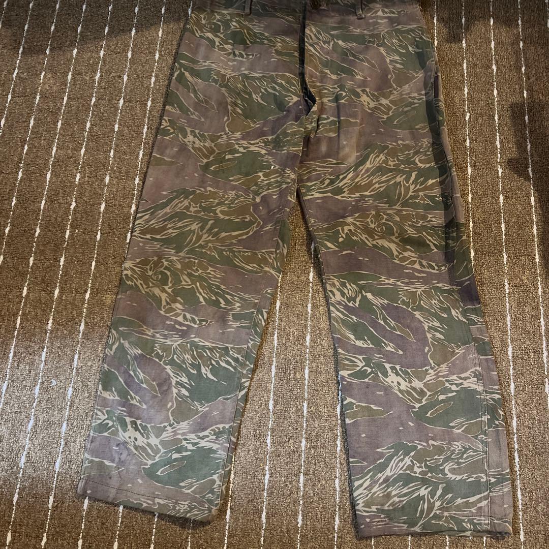 60S 鬼フェード　実物　タイガーストライプ　タイガーカモ　ベトナム戦