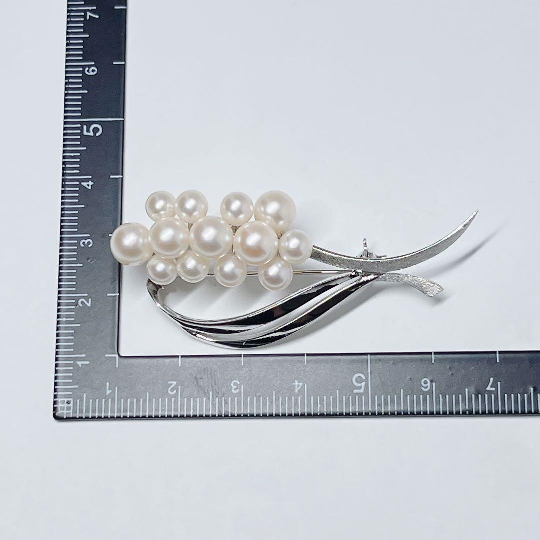 美品✨MIKIMOTO ミキモト パール　ブローチ フラワー　ブーケ