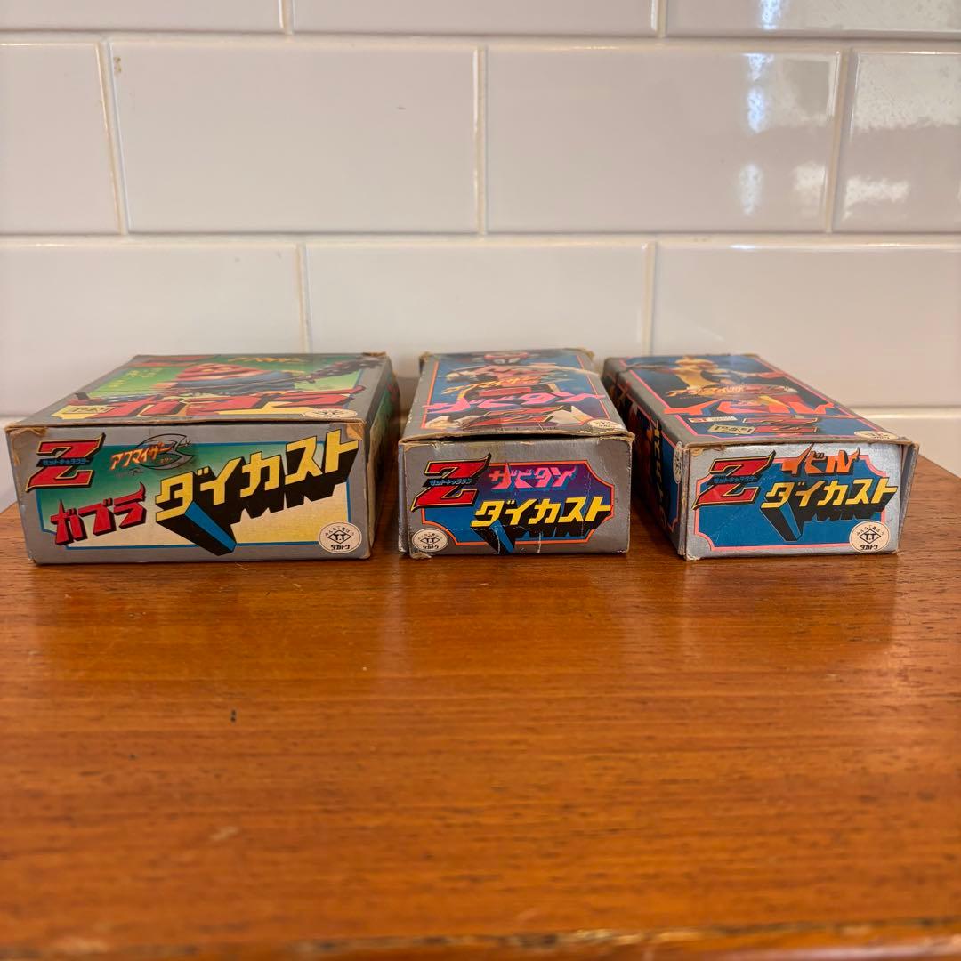 アクマイザー3 セット　シルバー合金　超合金　Z合金　ザビタン　イビル　ガブラ