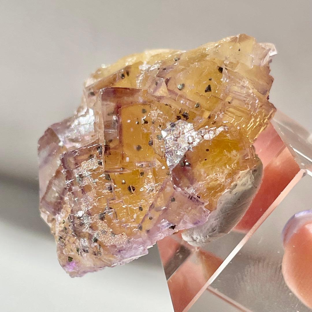 384 イリノイ州産 フローライト&キャルコパイライト