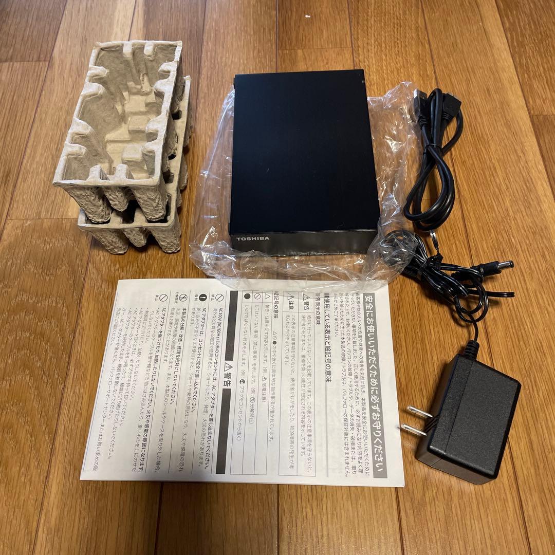 外付けハードディスク・ドライブ TOSHIBA canvio desktop HD-TDA4U3-B