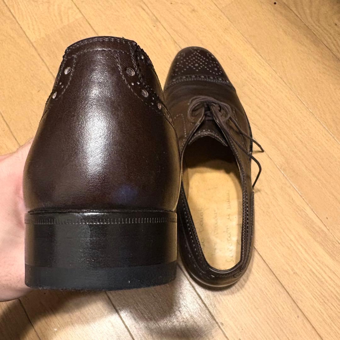 Enzo Bonafe エンツォ ボナフェ サイズ40 セミブローグ 外羽根