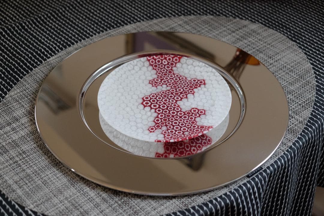 民藝ガラス プレート 皿 検/舩木倭帆/藤田喬平/倉敷ガラス/ワイングラス