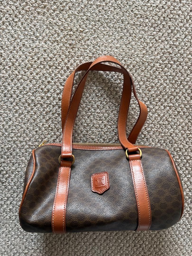 CELINE セリーヌ マカダム ショルダーバッグ パピヨン【中古】