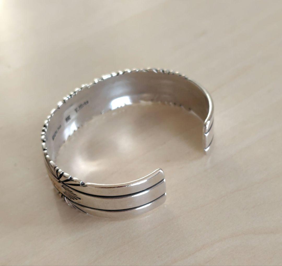 victor hicks ビクターヒックス シルバー 14K バングル ナバホ