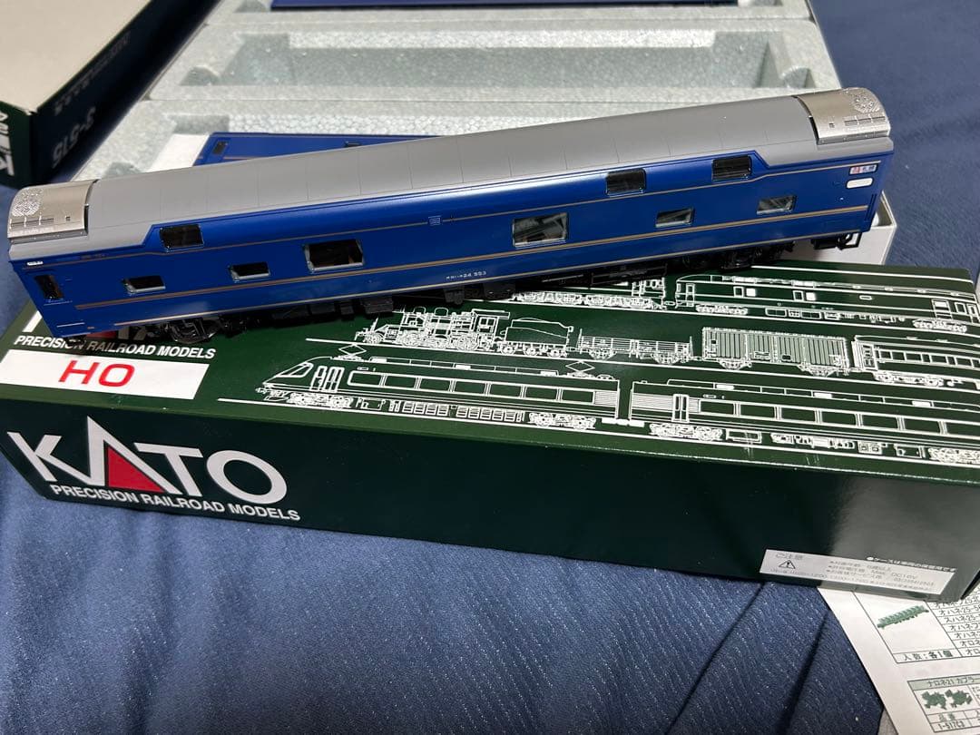 KATO (HO) 24系 寝台特急「北斗星」基本セット・オロハネ25 500