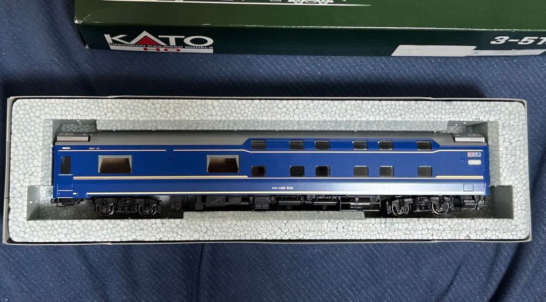 KATO (HO) 24系 寝台特急「北斗星」基本セット・オロハネ25 500