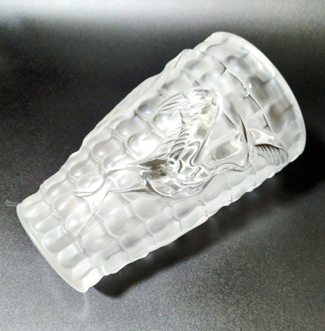 ルネ・ラリック　LALIQUE 花瓶　VASE　 ツル　美品