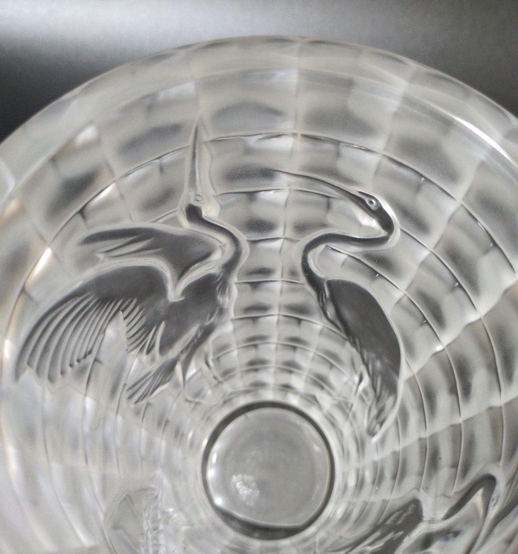 ルネ・ラリック　LALIQUE 花瓶　VASE　 ツル　美品