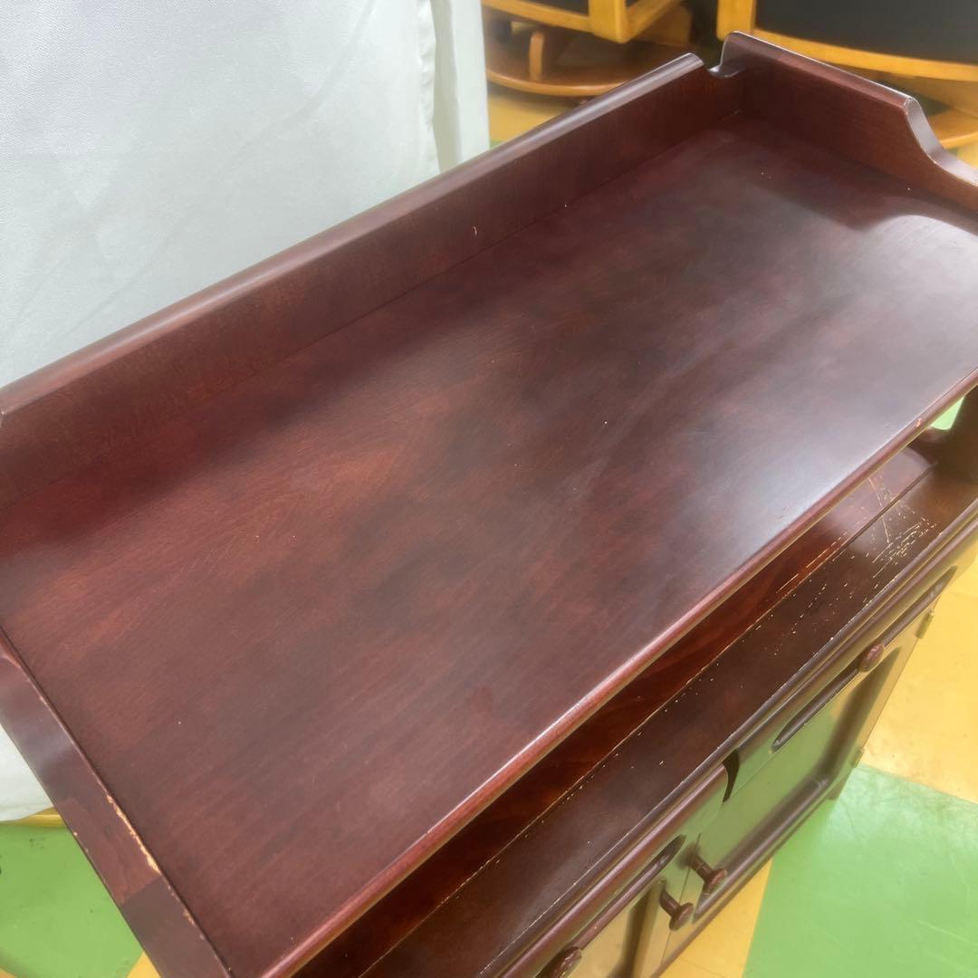 最終値下げ‼️カリモク オールドカリモク 電話台 ダークブラウン