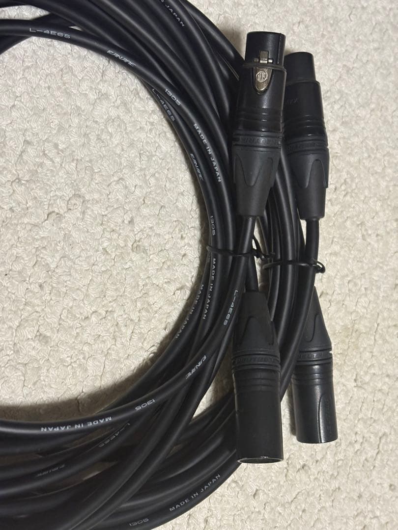 CANARE L-4E6S 定番マイクケーブル (5.0m, 黒) まとめ売り