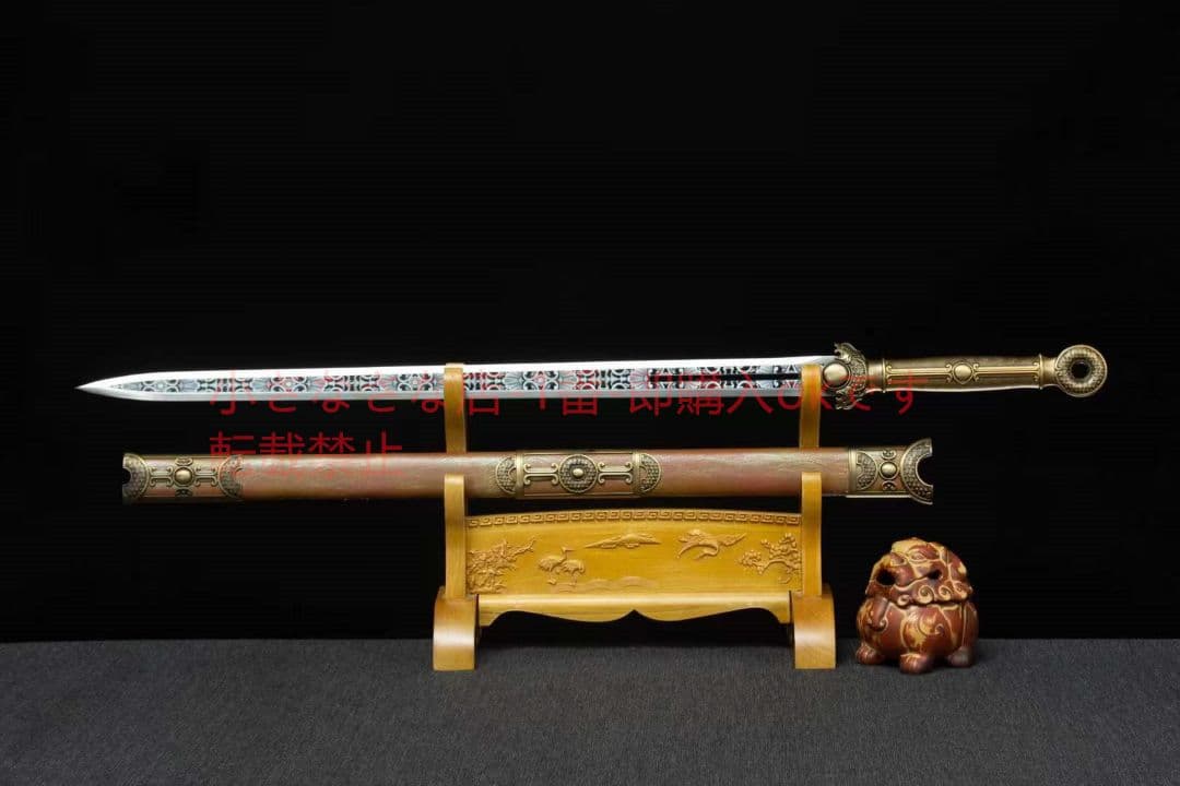 暗域漢剣-高性能マンガン鋼  古兵器 武具 刀装具 日本刀 模造刀 居合刀