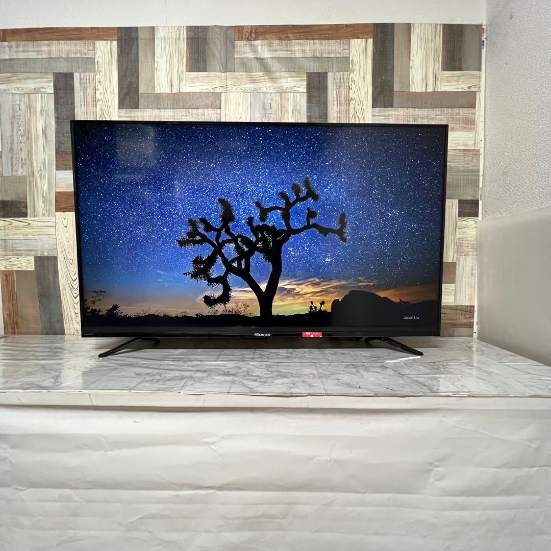 即日受渡❣️全国送料込ハイセンス50型液晶テレビ Wチューナー新品リモコン付