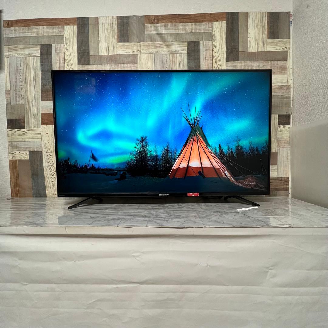 即日受渡❣️全国送料込ハイセンス50型液晶テレビ Wチューナー新品リモコン付