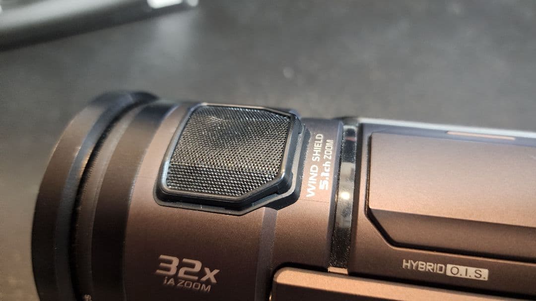 個人使用美品　マイク付　Panasonic HC-VZX1M 4K ビデオカメラ