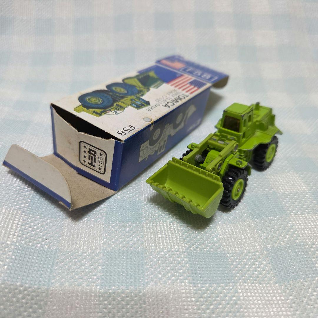 トミカ青箱日本製 テレックスローダー 箱付きミミあり　希少