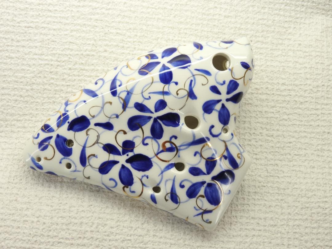 TNG トリプルオカリナ 青花瓷 中音C（AC）最高級手書き絵付け