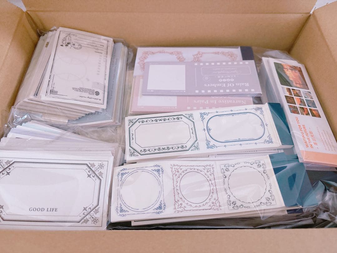 【80サイズ】コラージュ素材　紙モノ　デザインペーパー　まとめ売り♡①