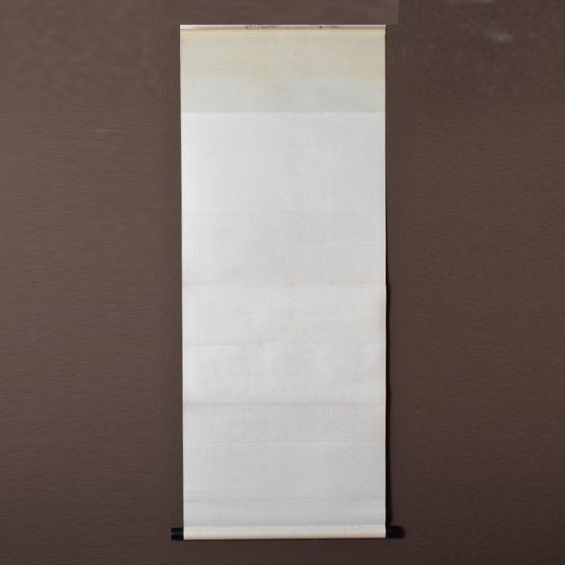 掛軸　工芸印刷　古書　千利休　消息　軸装　C　7544A