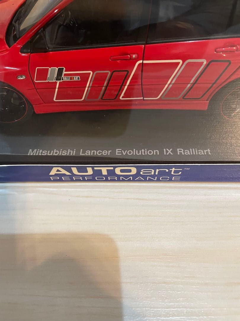 【希少】オートアート 1/18 三菱 ランサーエボリューション　Ⅸ ラリーアート