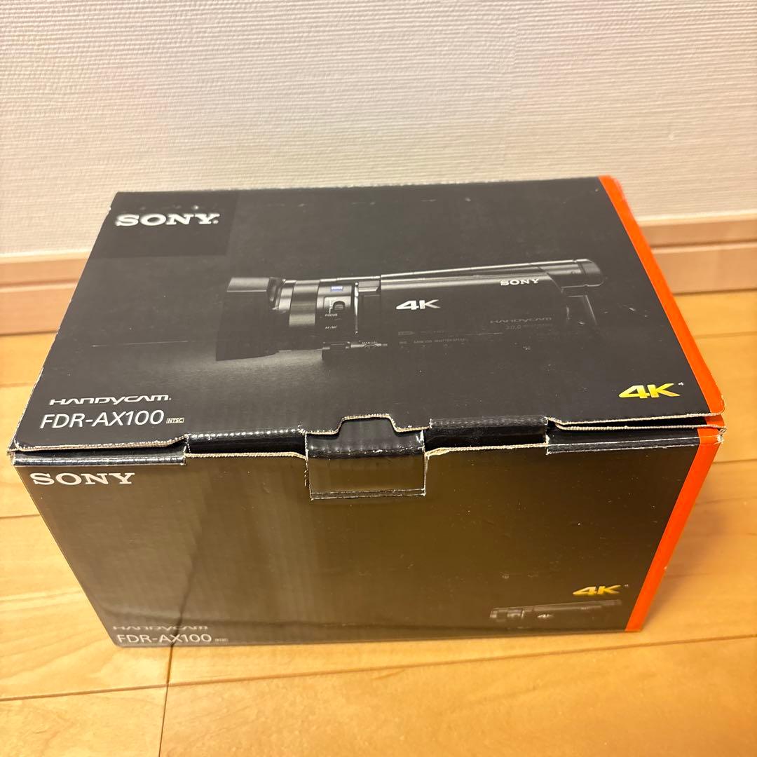 SONY HANDYCAM FDR-AX100 4Kビデオカメラ