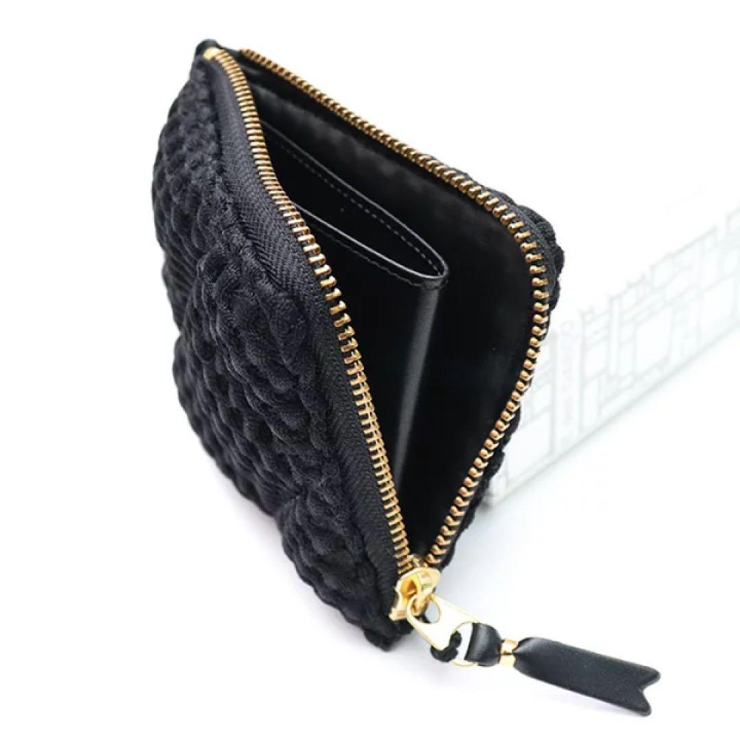 新品 コムデギャルソン L字ジップケース 財布 SA3100FT ブラック