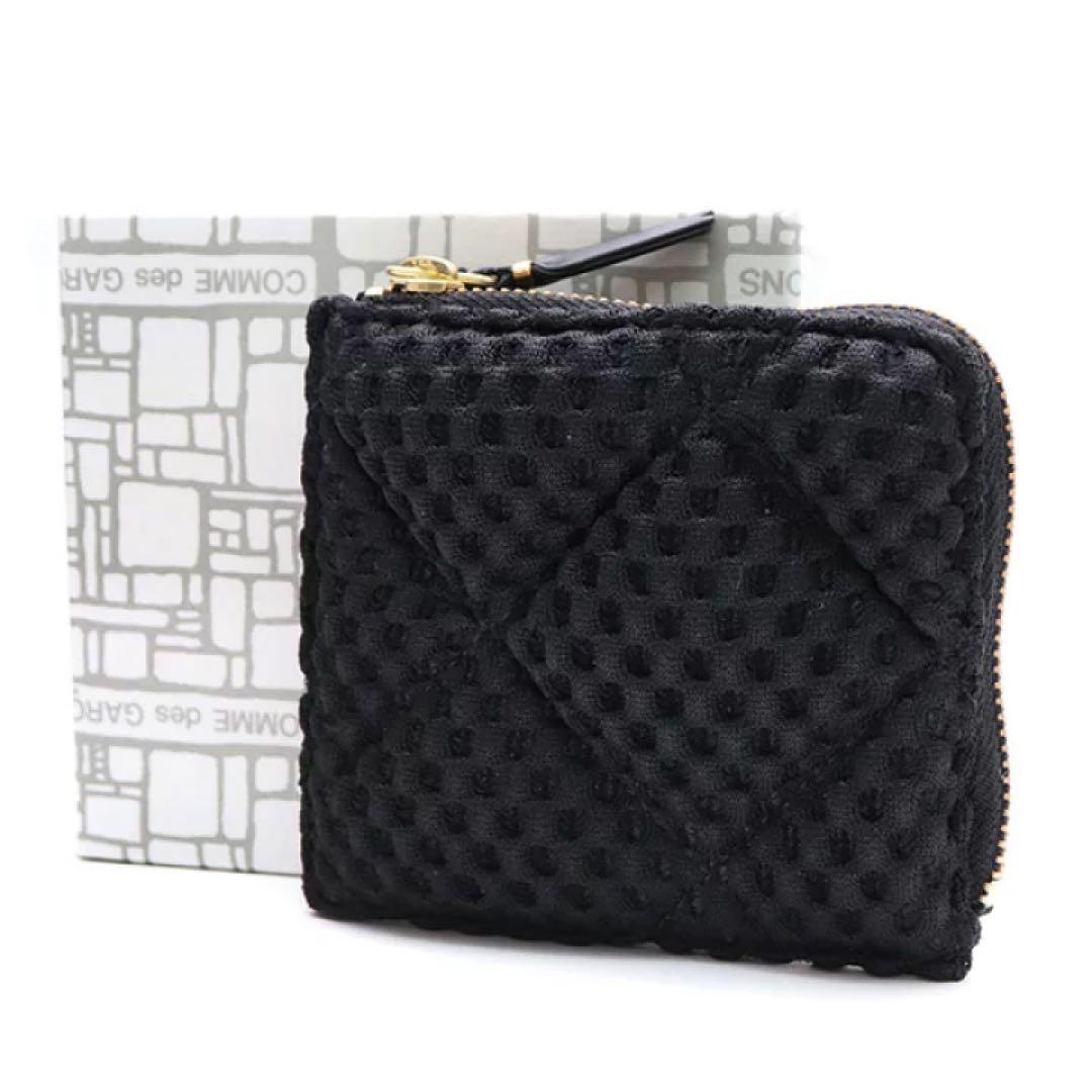 新品 コムデギャルソン L字ジップケース 財布 SA3100FT ブラック