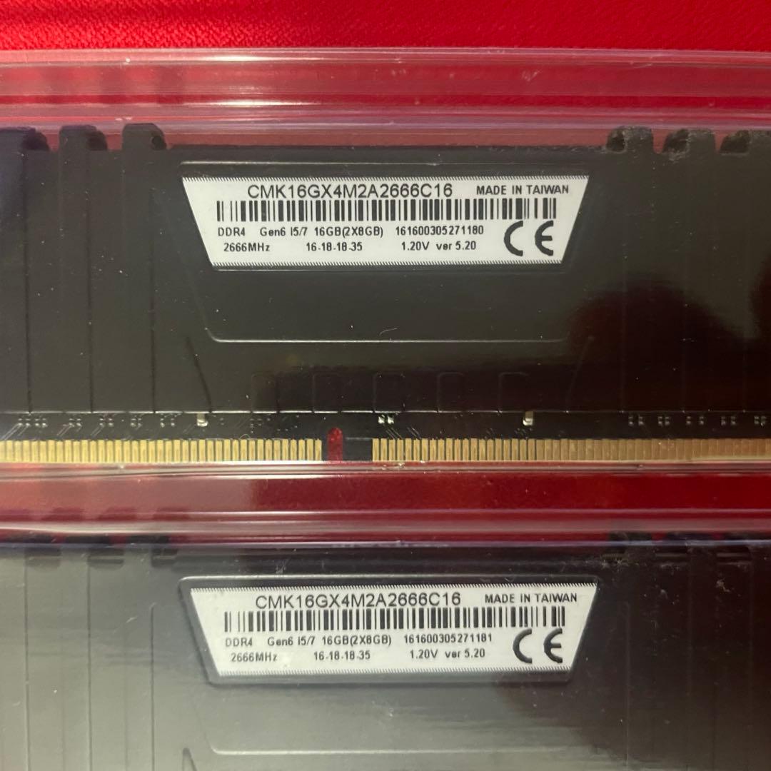 CORSAIR VENGEANCE LPX DDR4 16GB (8GB×2)