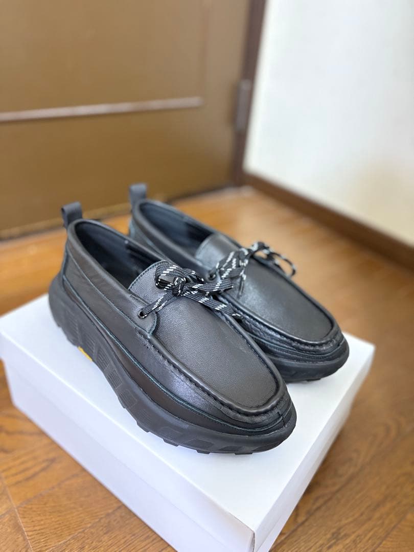 【OPENING ACT】 VIBRAMソールリアルレザーモカシンスニーカー