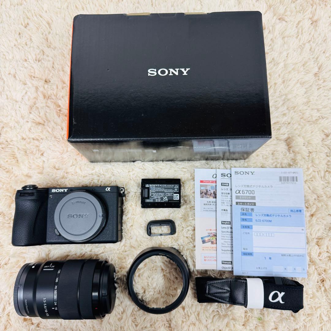 展示品 SONY α6700 高倍率ズームレンズキット ILCE-6700M