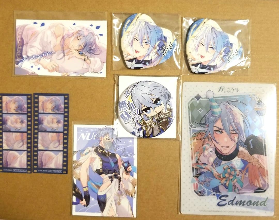 アニカフェ エドモンド 2nd ハート缶バッジ NUカーニバル