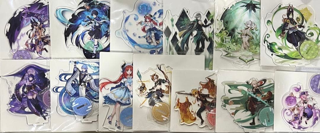 原神 GIGO アクリルスタンド 雷電 放浪者 アルハイゼン ニィロウ