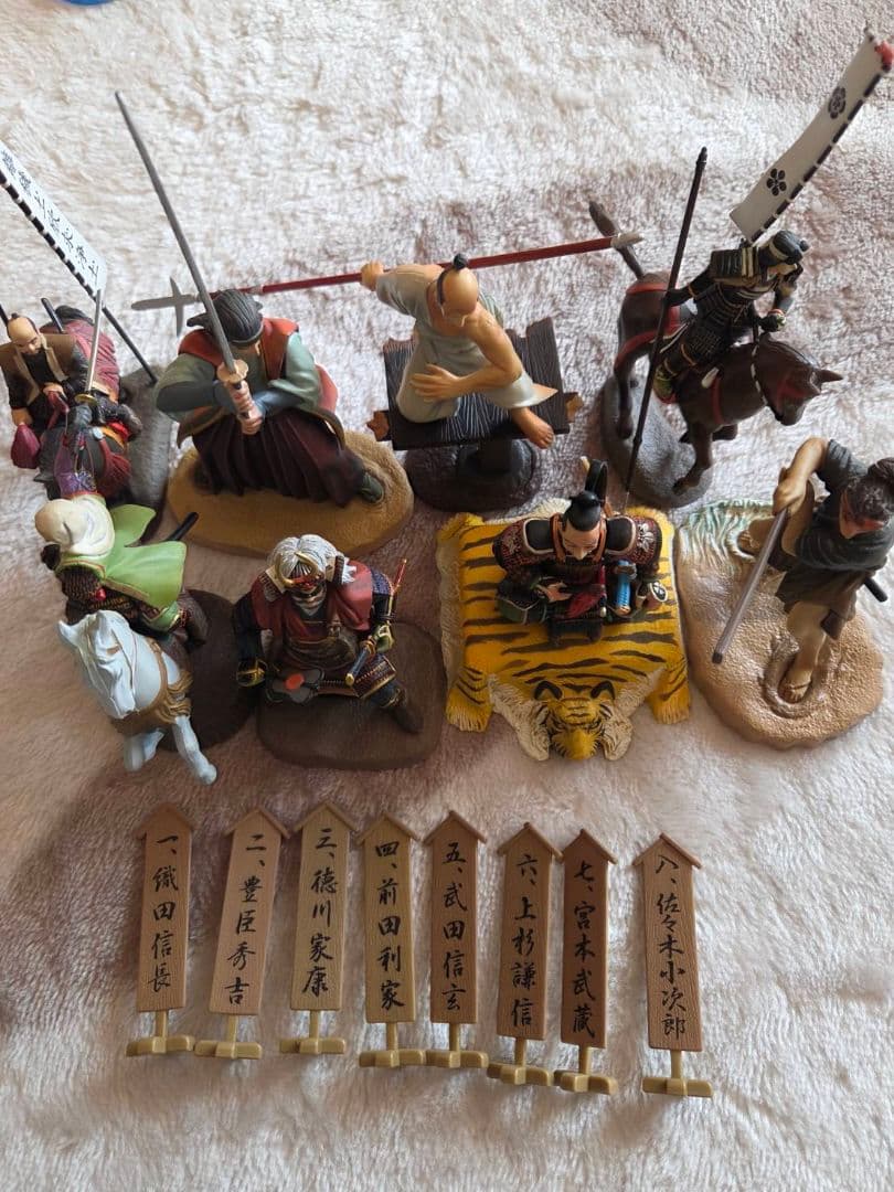 戦国英雄烈伝８体セット