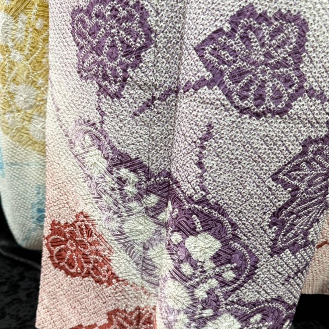 藤娘きぬたや　美品　総絞り　本絞り　名品　牡丹　逸品　フルセット　振袖　振り袖