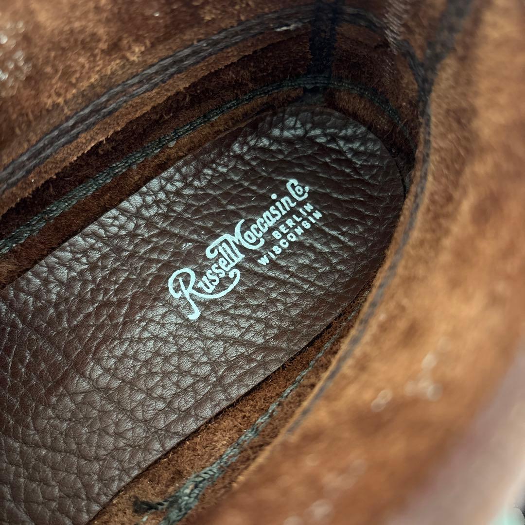 ラッセルモカシン／スポーティングクレイチャッカー／ブラウン／7EE