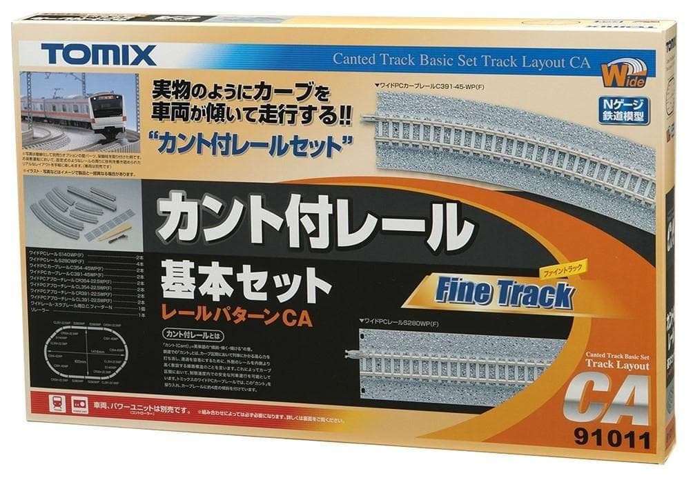 TOMIX 91011 カント付レール基本セット(レールパターンCA)