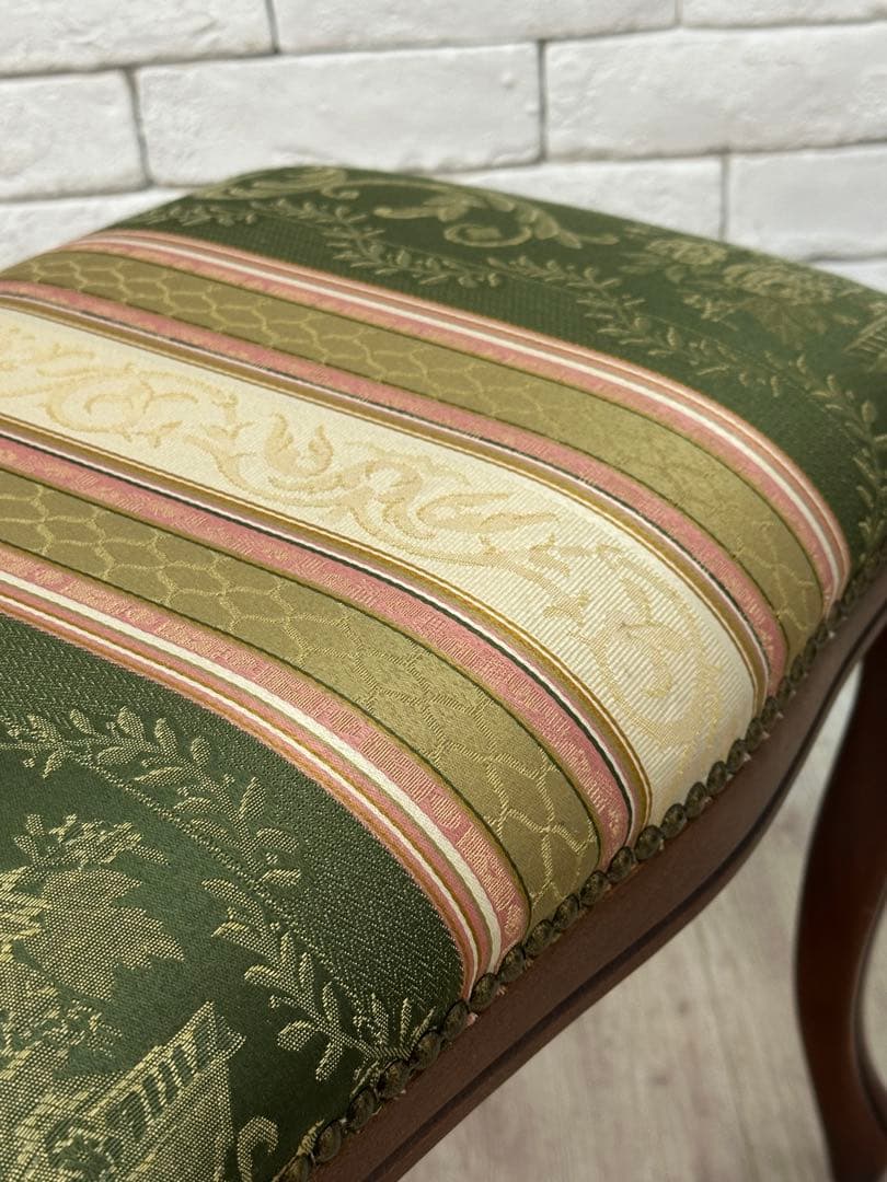 ⭐️【全国送料無料】3万円　スツール　椅子　腰掛け　猫脚　ヨーロピアン　オットマン