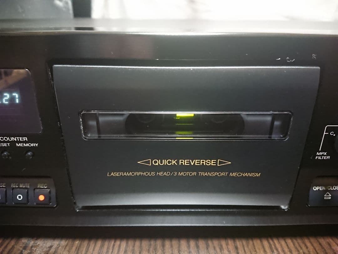 美品メンテナンス整備済SONYステレオカセットデッキ TC-RX715