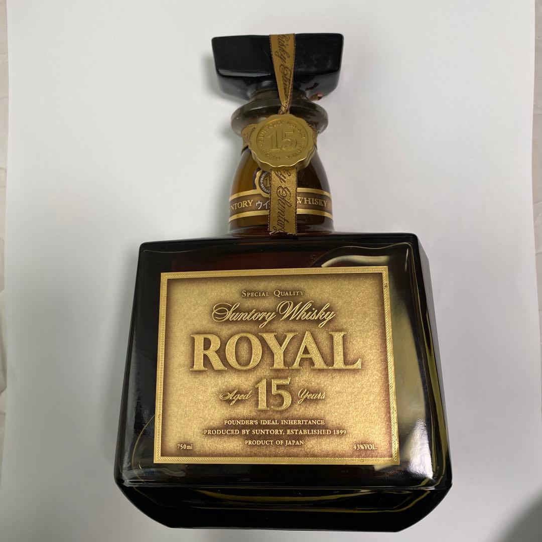 新品未開封 希少　レア　サントリー　ローヤル ゴールドラベル 15年　箱無し
