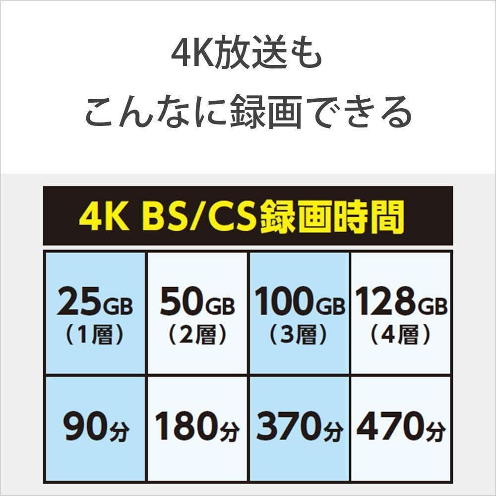 【ソニー 日本製 ブルーレイディスク BD-R XL 128GB 10枚パック】