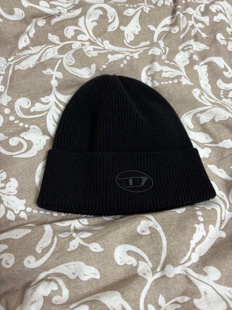 DIESEL ブラック ニット帽