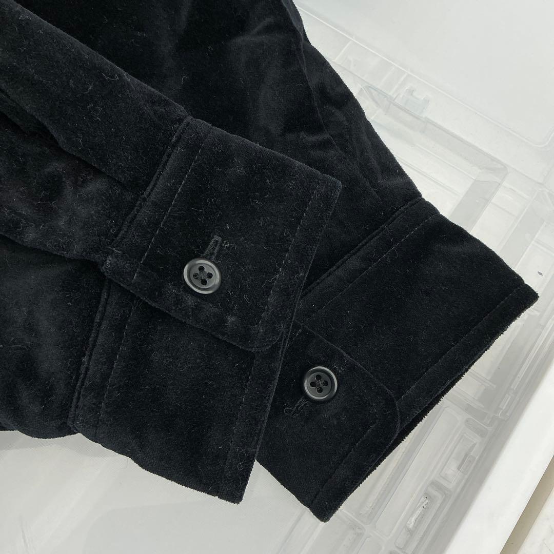 SUPREME 25AW Quilted Lined Hooded ベロアシャツ