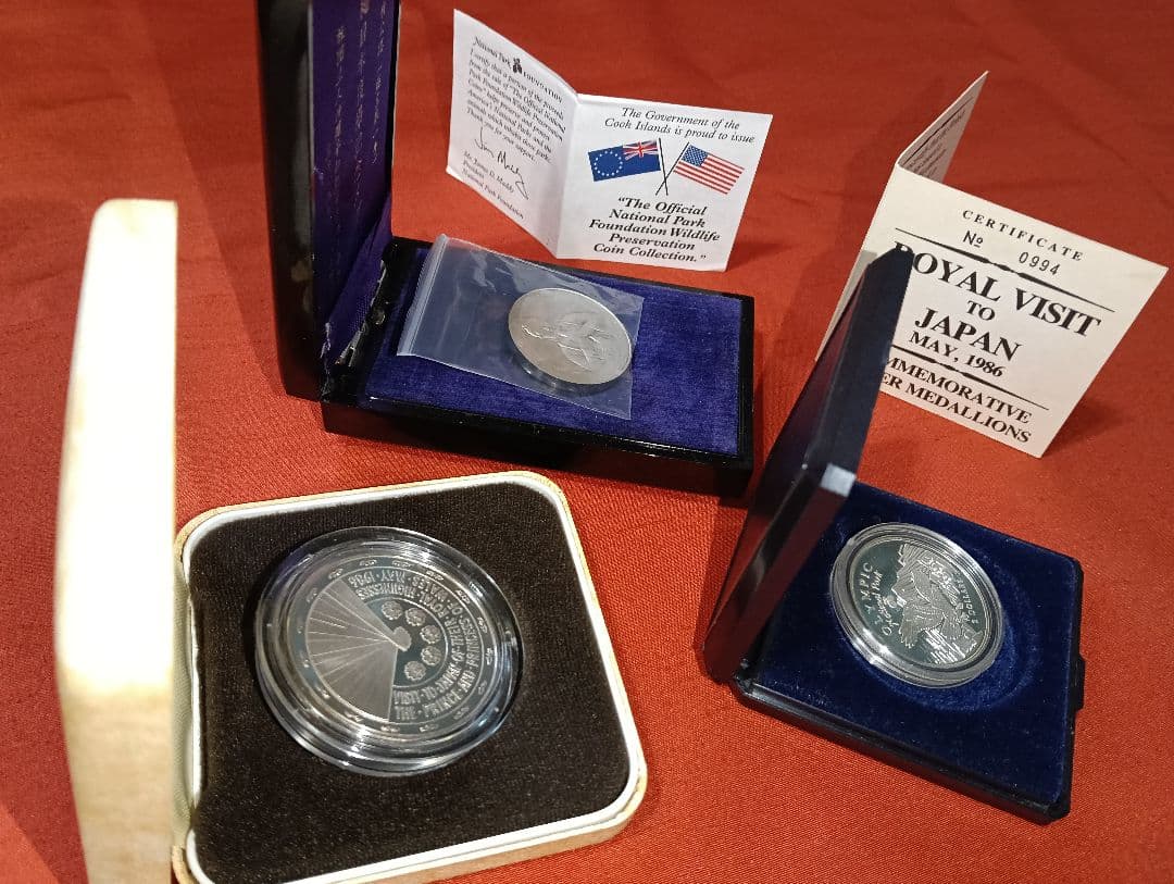 y*i様 記念銀貨3点セット（訳アリ）激安価格！