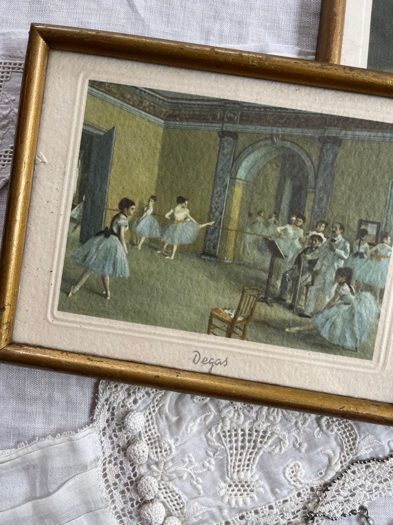 秋月さま専用！！！◆フランスアンティーク｜世界の名画「オペラ座のバレエ教室」