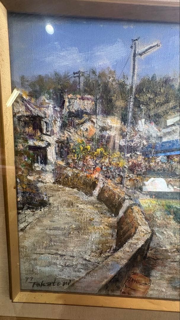 ⚪️油彩画 タカトリ作