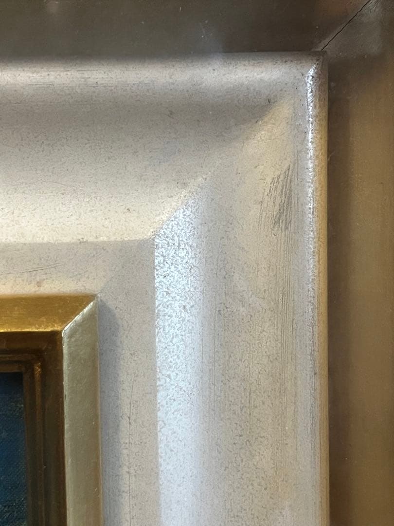 部屋に飾ると素敵です！　大歳克衛　洋画　静物画　額装済