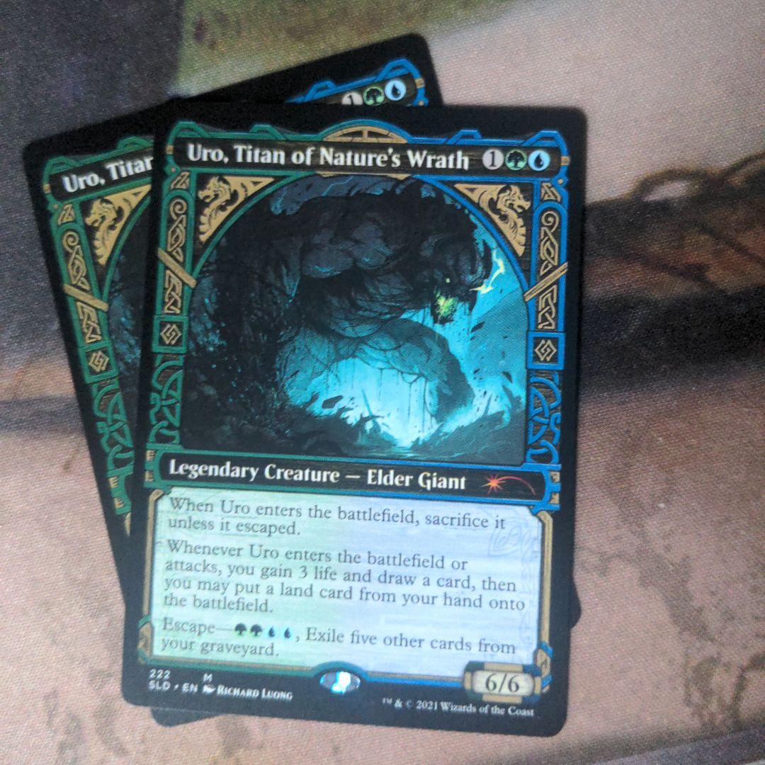 MTG　自然の怒りのタイタン、ウーロ　Secret Lair 4枚セット