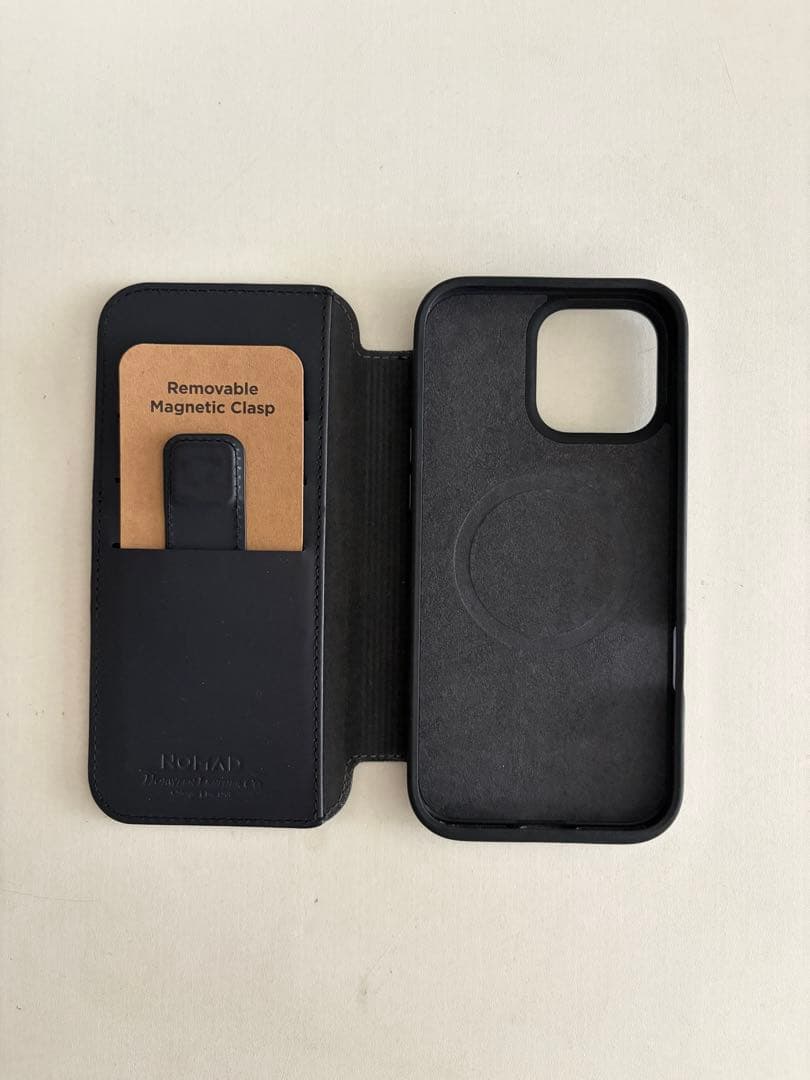 NOMAD FOLIO CASE iPhone 16 ProMax 手帳型ケース