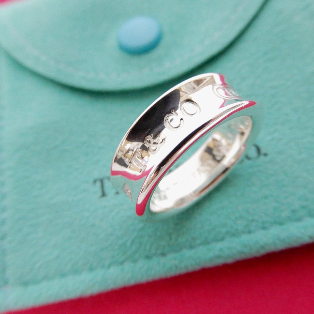 TIFFANY ティファニー　ナロー リング　13号　1837　シルバー　A15